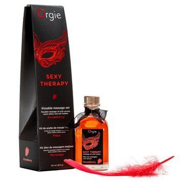 Набір для масажу Orgie Sexy Therapy Strawberry Набір для масажу 100 мл (SX1507) 2495881568 фото