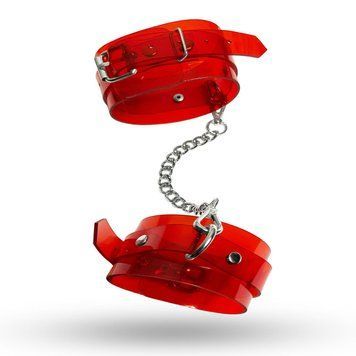 Поножи Feral Feelings - Ankle Restraints Red Trasparent 2077728610 фото
