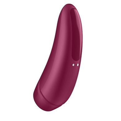 Вакуумний кліторальний стимулятор Satisfyer Curvy 1+ Rose Red з керуванням через інтернет Feromon 1259158662 фото