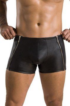 Чоловіча еротична білизна шорти 049 SHORT MATT Чорний S/M - Passion Feromon 1800066800 фото