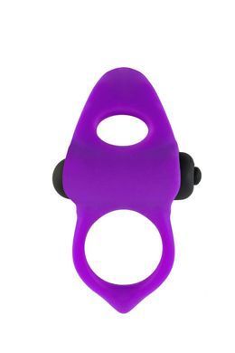 Эрекционное виброкольцо Adrien Lastic Lingus MAX Violet с язычком для стимуляции клитора 1259135927 фото