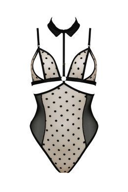 Боді Еротична прозора жіноча DOMINICA BODY S/M - Passion Бежевий ( SO8425 ) 1957970535 фото