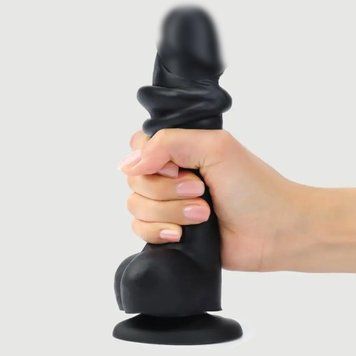 Фаллоимитатор Strap-On-Me SLIDING SKIN REALISTIC DILDO BLACK - S Feromon 1660968582 фото