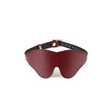 Кожаная маска на глаза Liebe Seele Wine Red Blindfold 2091939386 фото