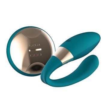 Вибратор для пар LELO Tiani Duo Ocean Blue, 2 мотора, пульт ДУ 2447849685 фото