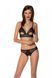 Комплект из браллета с ажурным лифом и открытыми трусиками Passion CHRISTA SET Open Bra L/XL black 1586661371 фото 1