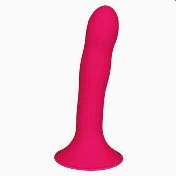Ділдо з присоскою Adrien Lastic Hitsens 4 Pink, відмінно для страпону, діаметр 3.7см, довжина 17,8см Feromon 1259138566 фото