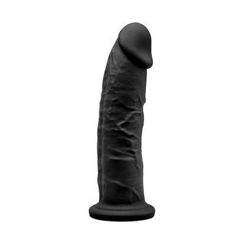 Фалоімітатор SilexD Henry Black (MODEL 2 size 7,5in), двошаровий, силікон+Silexpan, діаметр 4,8см Feromon 1476554691 фото