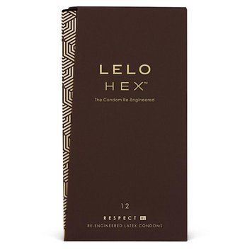 Презервативи LELO HEX Condoms Respect XL 12 Pack, тонкі та суперміцні, збільшений розмір 2447849687 фото