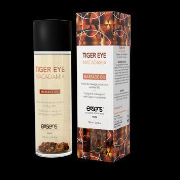 Массажное масло EXSENS Tiger Eye Macadamia (защита с тигровым глазом) 100мл, натуральное 1259127301 фото