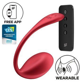 Виброяйцо Satisfyer Shiny Petal Connect App 2426496566 фото