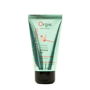 Распродажа!!! Лубрикант на водной основе Orgie Lube Tube Strawberry Mojito 50мл (срок 31.07.2026) 2855207818 фото