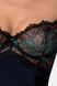 Сорочка приталенная с чашечками FLORIS CHEMISE black S/M - Passion Exclusive, трусики Feromon 1259134026 фото 3