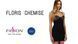 Сорочка приталенная с чашечками FLORIS CHEMISE black S/M - Passion Exclusive, трусики Feromon 1259134026 фото 4