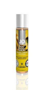 Мастило на водній основі System JO H2O - Banana Lick (30 мл) без цукру, рослинний гліцерин Feromon 1259136320 фото