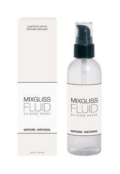 Лубрикант на силіконовій основі MixGliss FLUID NATURE (100 мл) без запаху Feromon 1259127705 фото