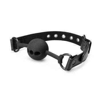 Кляп Bedroom Fantasies Ball Gag Breathable Silicone - Black 2037916909 фото