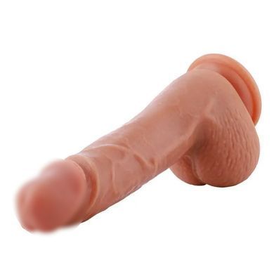 Hismith (Китай) 8.3" 2-layers Silicone Flesh Dildo Feromon 1655638795 фото