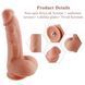 Hismith (Китай) 8.3" 2-layers Silicone Flesh Dildo Feromon 1655638795 фото 7