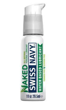 Лубрикант на водной основе Swiss Navy NAKED All Natural 29,5 мл, для чувствительной кожи (SX0582) 2268577066 фото