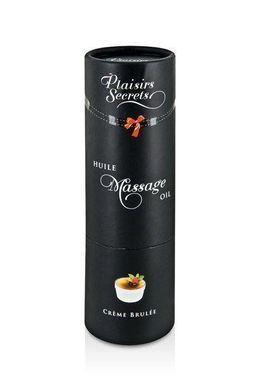 Масажна олія Plaisirs Secrets Creme Brulee (59 мл) з афродизіаками їстівна, подарункова упаковка (SO1840 Feromon 1259127474 фото
