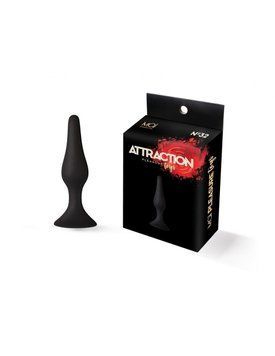 Анальная пробка на присоске MAI Attraction Toys №32 Black, длина 10,5см, диаметр 2,5см Feromon 1411640096 фото