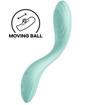 Вибратор с жемчужной стимуляцией точки G Satisfyer Rrrolling Pleasure Mint 1628000573 фото