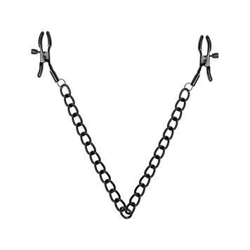 Зажимы для сосков Bedroom Fantasies: Nipple Clamps with Chain, черные 2037916910 фото