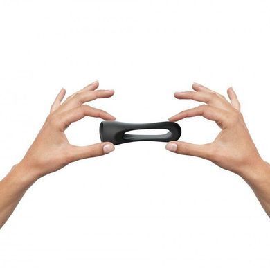 Эрекционное кольцо двойное Love To Love FLUX RING - BLACK ONYX 1497296285 фото
