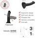 Насадка для страпона Strap-On-Me Mono Density Dildo Blue M, диам. 3,3см, однослойный силикон, гибкий 1259138479 фото 5