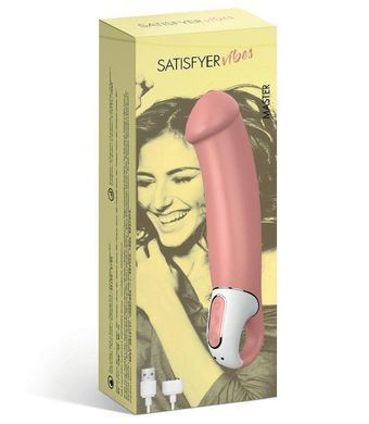 Потужний вібратор Satisfyer Vibes Master, гнучкий литий силікон, 12 режимів роботи, діаметп 46мм Feromon 1259134083 фото