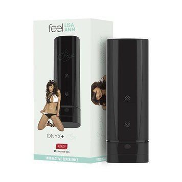 Мастурбатор Kiiroo Onyx+ Lisa Ann, 10 кілець, що стискаються, не треба рухати, теледильдоніка Feromon 1350714901 фото