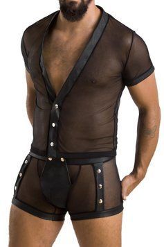 Чоловіча еротична білизна Комплект 052 SET MICHAEL Чорний XXL/XXXL - Passion Feromon 1800066807 фото