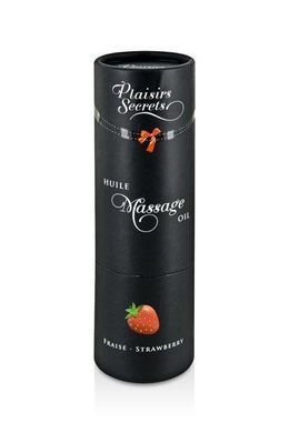 Масажна олія Plaisirs Secrets Strawberry (59 мл) з афродизіаками, їстівна, подарункова упаковка ( SO1842 ) Feromon 1259127476 фото