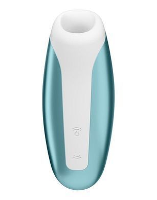 Мініатюрний вакуумний стимулятор Satisfyer Love Breeze Ice Blue Feromon 1321937552 фото