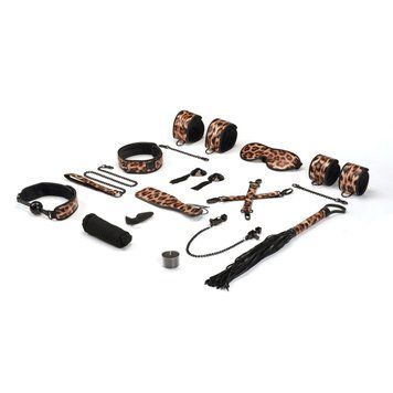 БДСМ-набор Liebe Seele Leopard Print 13pcs set, 13 предметов 2091939443 фото