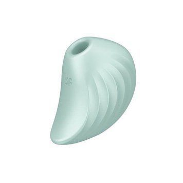 Вакуумный клиторальный стимулятор с вибрацией Satisfyer Pearl Diver Mint 1628000575 фото