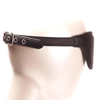 Маска на глаза Pornhub Faux Leather Mask экокожа, черная, очень комфортная Feromon 1259135806 фото
