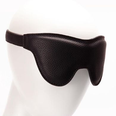 Маска на глаза Pornhub Faux Leather Mask экокожа, черная, очень комфортная Feromon 1259135806 фото
