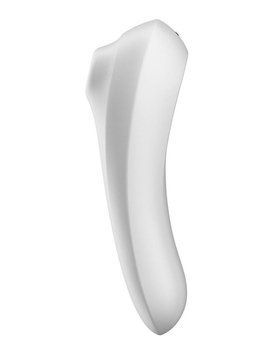 Смарт вібратор та вакуумний стимулятор 2-в-1 Satisfyer Dual Pleasure White Feromon 1321937554 фото