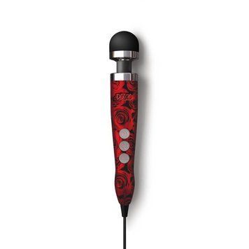 Вібромасажер DOXY Die Cast 3 ROSE PATTERN, дуже потужний, живлення 220 В, металевий корпус Feromon 1860382427 фото