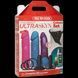 Набор для страпона Doc Johnson Vac-U-Lock Dual Density UltraSKYN Colors Set, диаметр 3х4,5см 1259135744 фото 5