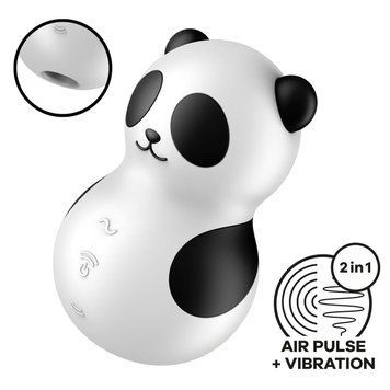 Вакуумний стимулятор із вібрацією Satisfyer Pocket Panda 2552267983 фото