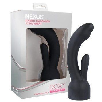 Насадка для вібромасажера Doxy Number 3 - Nexus Rabbit Massager у вигляді вібратора-кролика Feromon 1259123782 фото