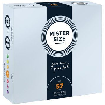 Презервативы Mister Size - pure feel - 57 (36 condoms), толщина 0,05 мм 1861338887 фото