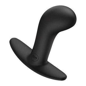 Анальная пробка Fun Factory BOOTIE L Black, диаметр 3,8 см, тонкий ограничитель 2997044623 фото