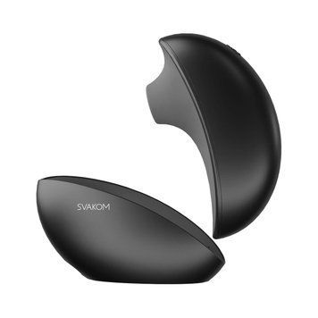 Вакуумний кліторальний стимулятор Svakom Pulse Galaxie Midnight Black, нічник-проєктор зоряного ніж 2137428909 фото
