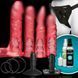 Набор для страпона Doc Johnson Vac-U-Lock Crystal Jellies Set, диаметр 3,8см, 2&times;4,5см, 5,1см 1259135745 фото 3
