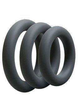Набір ерекційних кілець Doc Johnson OptiMALE 3 C-Ring Set Thick Feromon 1323356354 фото