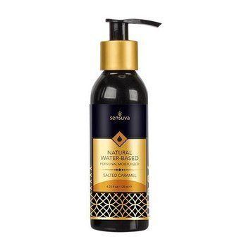 Змазка на водній основі Sensuva Natural Water-Based Salted Caramel (125мл) без гліцерину і парабенів Feromon 1259127646 фото